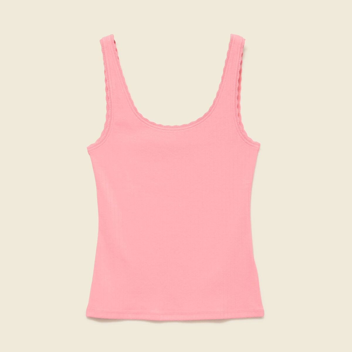 D&eacute;bardeur sans manches c&ocirc;tel&eacute; rose femme