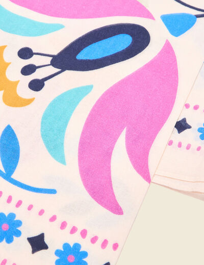 Foulard ecru femme