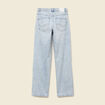 Jeans large taille standard denim snow bleu femme