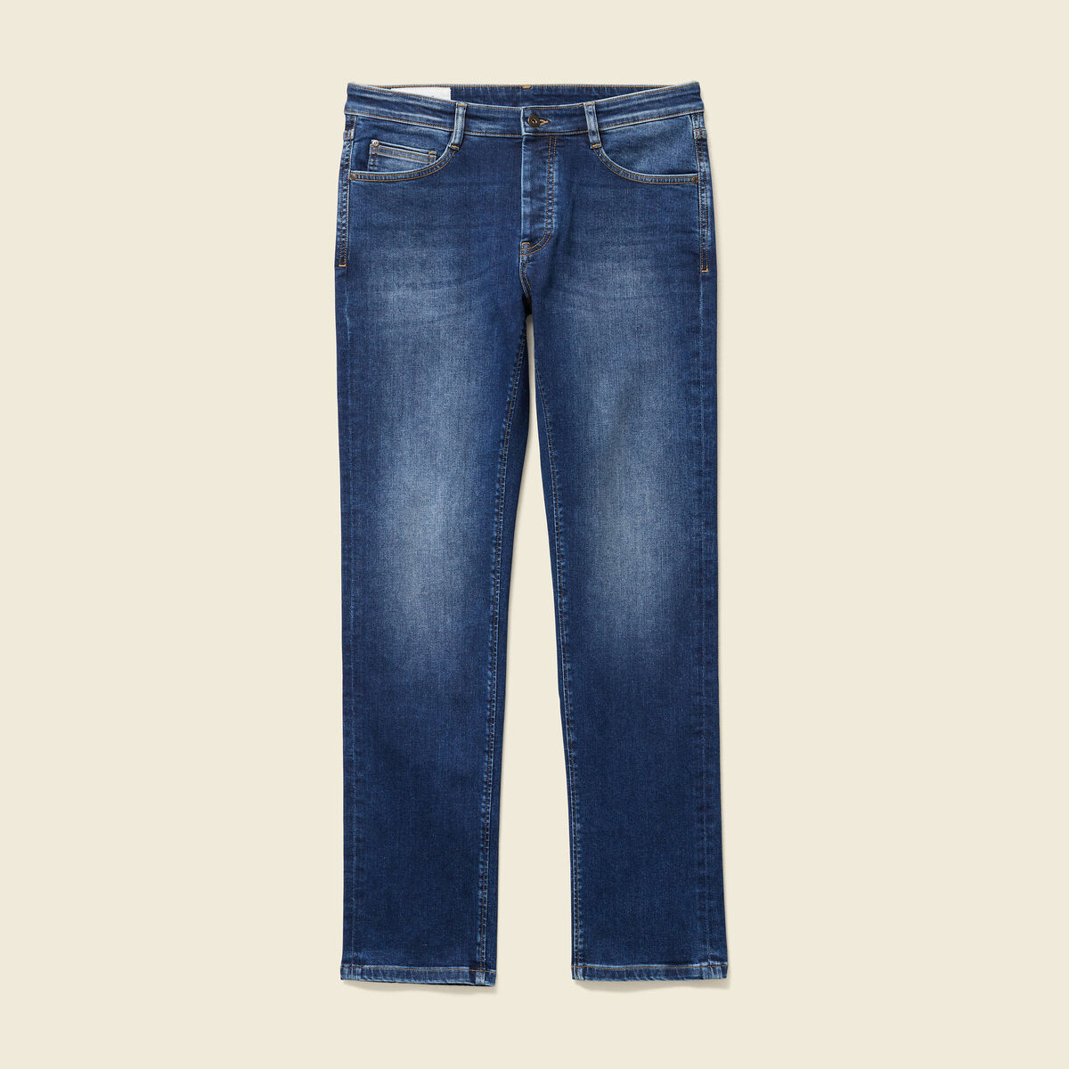 Jeans regular 5 poches denim stone homme