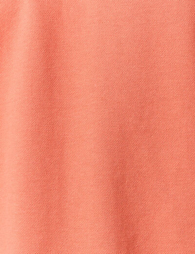 Polo éco-responsable rose homme