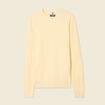 Pull éco-responsable jaune homme