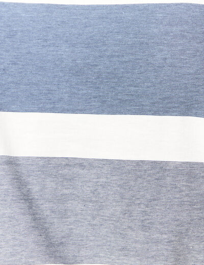 T-shirt manches courtes bleu gris homme