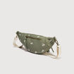 Banane en jeans avec doublure vert olive femme