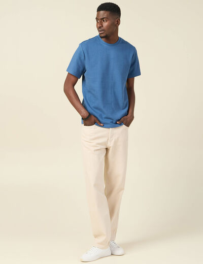 T-shirt manches courtes bleu foncé homme