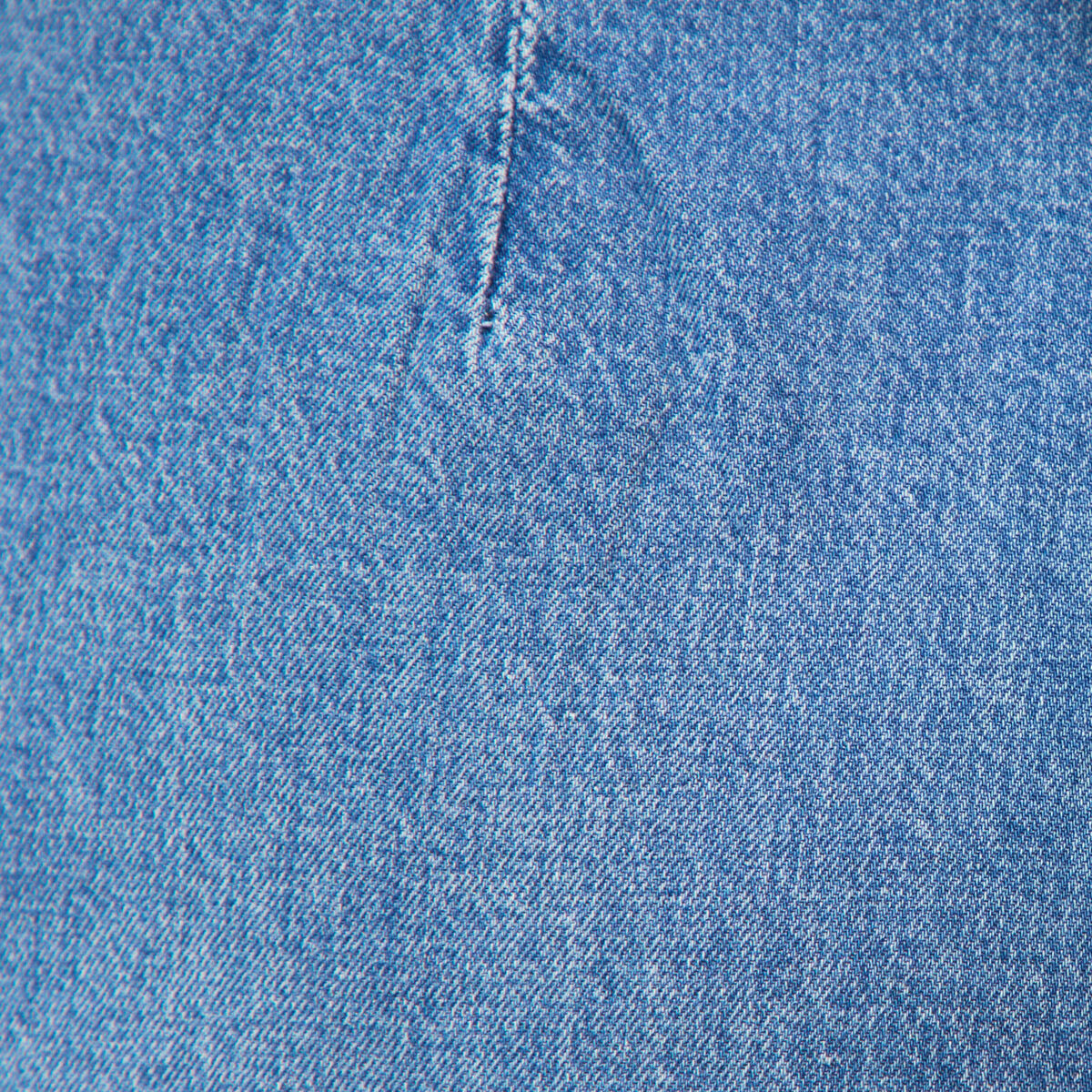 Bermuda jeans large taille haute denim used femme