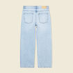 Jeans large 5 poches denim snow bleach homme