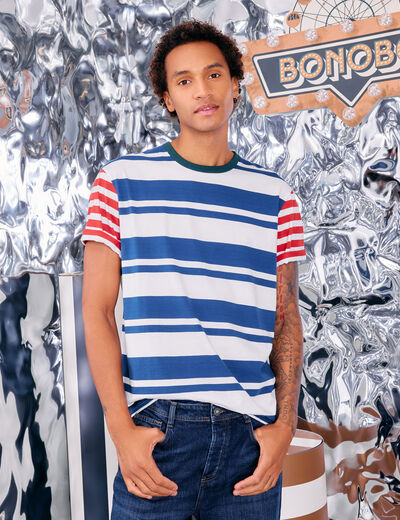 T-shirt éco-responsable ecru homme