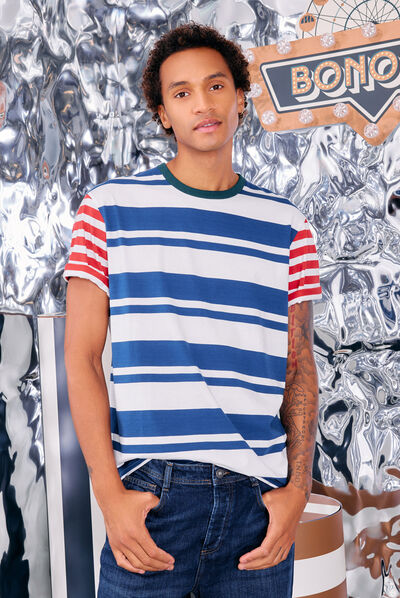 T-shirt éco-responsable ecru homme