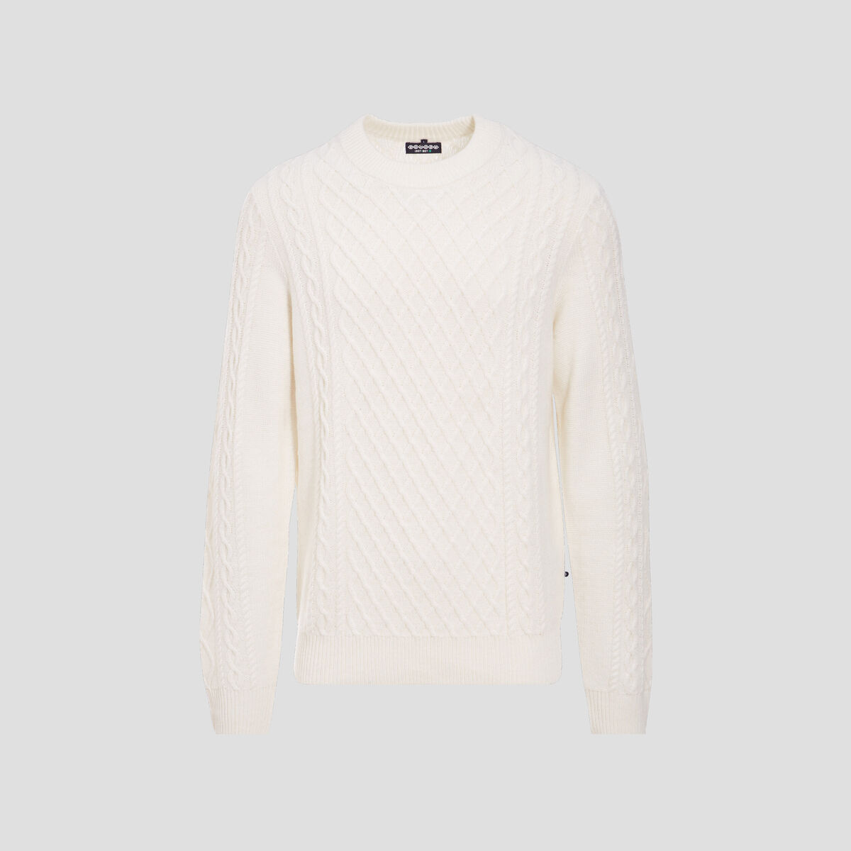 Pull éco-responsable ecru homme