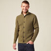 Gilet manches longues beige homme
