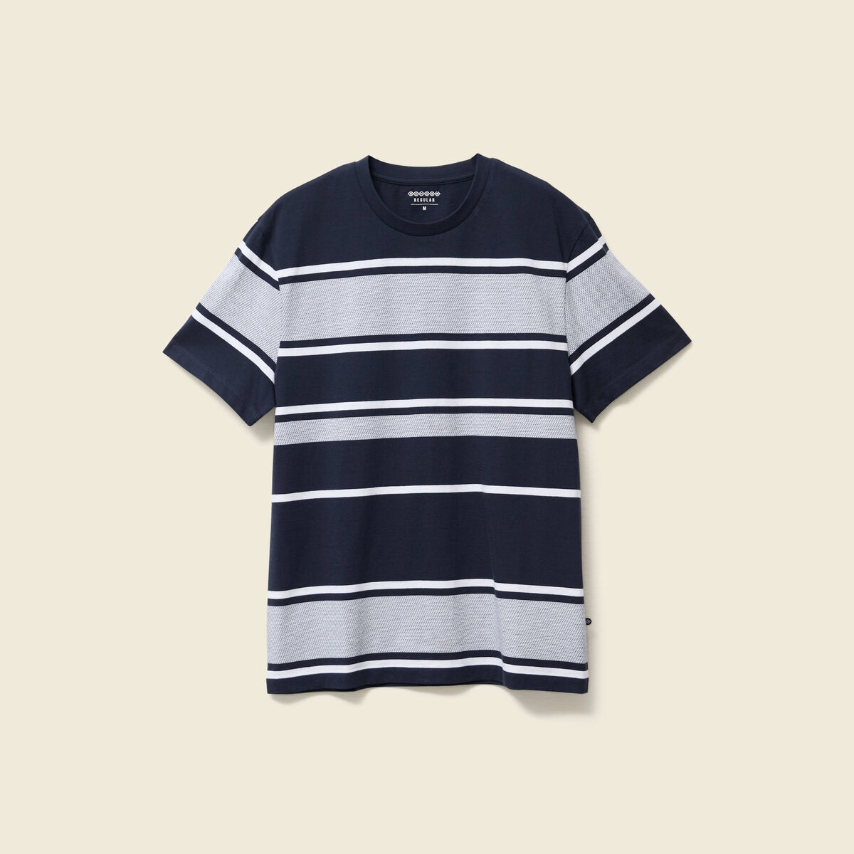 T-shirt manches courtes bleu marine homme
