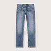Jeans straight homme used L34 denim stone homme