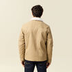 Blouson boutonn&eacute; col aviateur beige homme