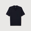 Polo manches courtes bleu marine homme
