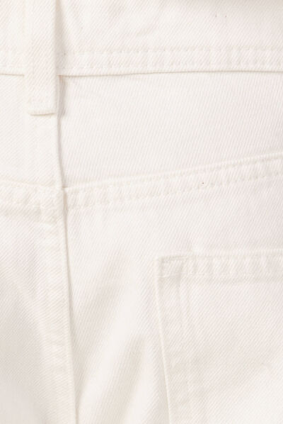 Jeans relaxed 5 poches denim blanc homme