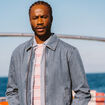 Blouson en jeans manches longues denim double stone homme