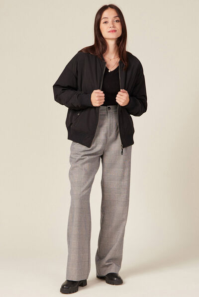 Pull éco-responsable noir femme
