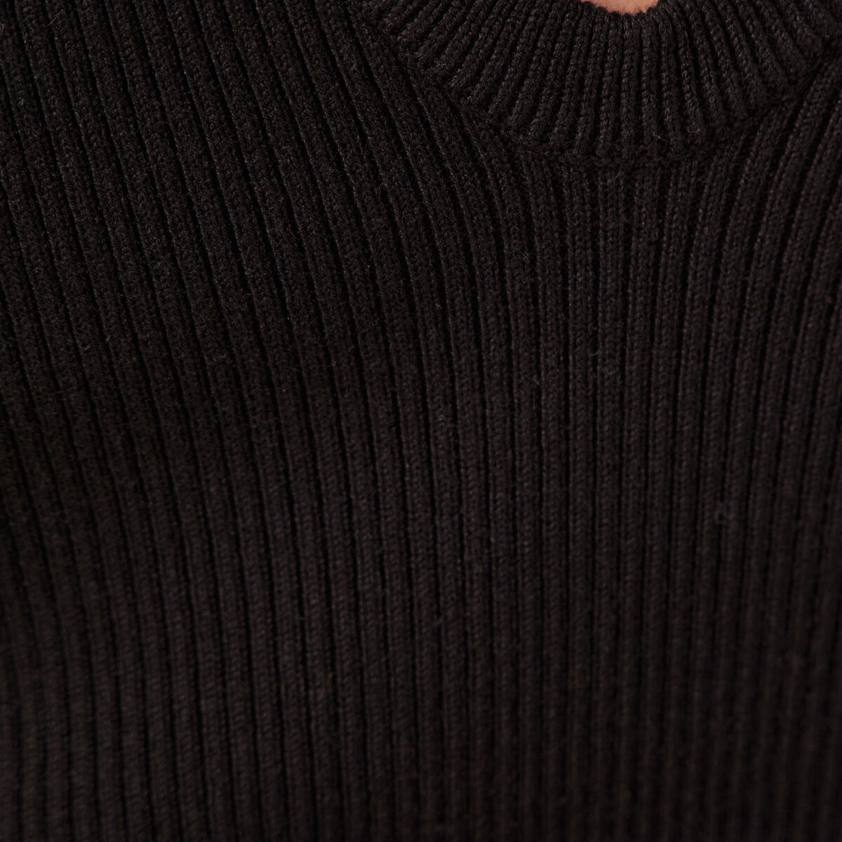 Pull débardeur éco-responsable noir femme