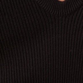 pull debardeur eco responsable noir femme Pull débardeur éco-responsable noir femme