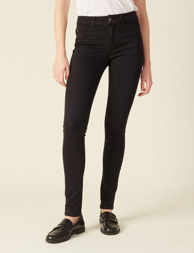 Jeans Lou - jegging denim noir femme