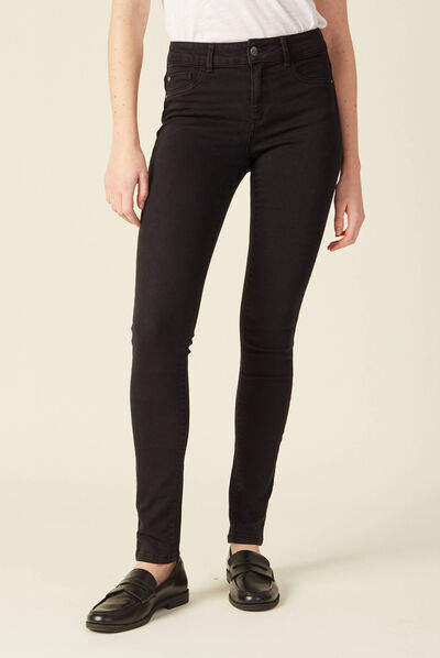 Jeans Lou - jegging denim noir femme