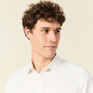 Chemise manches longues blanc homme