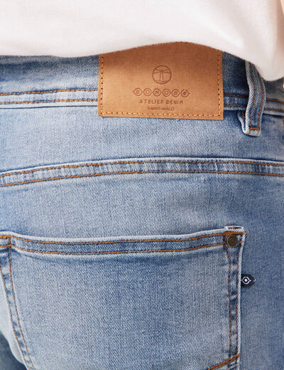 Jeans éco-responsable regular denim used homme
