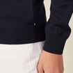 Pull manches longues marron homme
