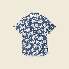 Chemise manches courtes bleu homme