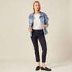 Pantalon chino Instinct bleu foncé femme
