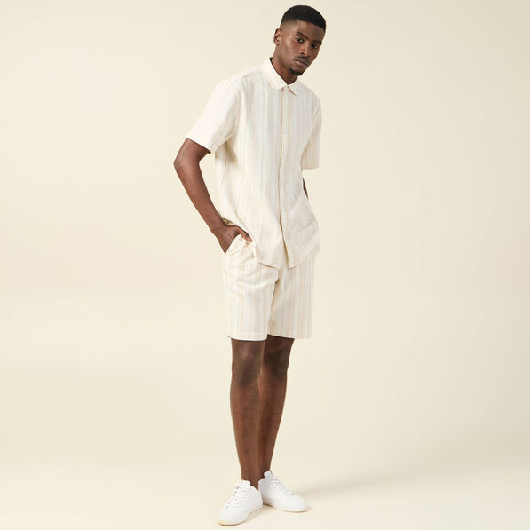 Chemise éco-responsable ecru homme