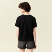 T-shirt manches courtes noir femme