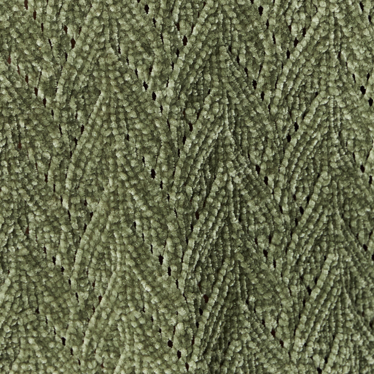 Pull manches longues ajouré vert kaki femme