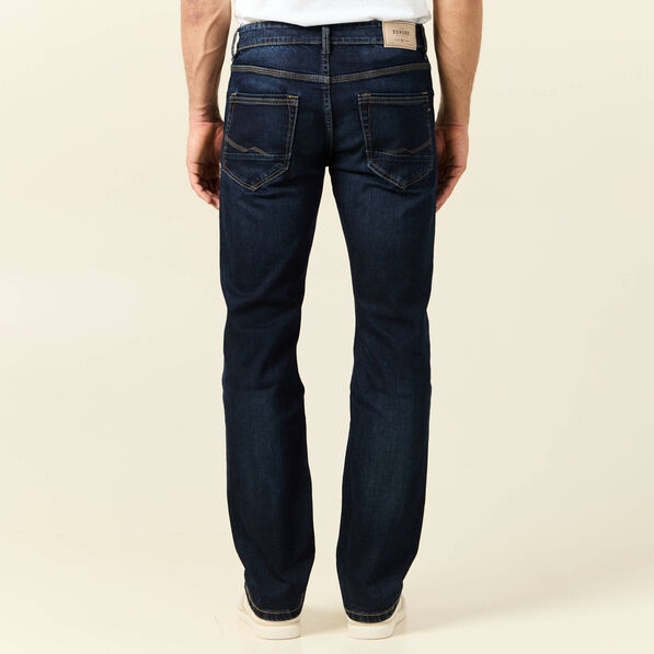 Jeans éco-responsable regular denim brut homme