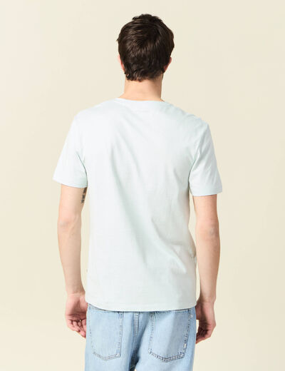 T-shirt manches courtes homme vert homme