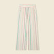Pantalon large fluide blanc femme