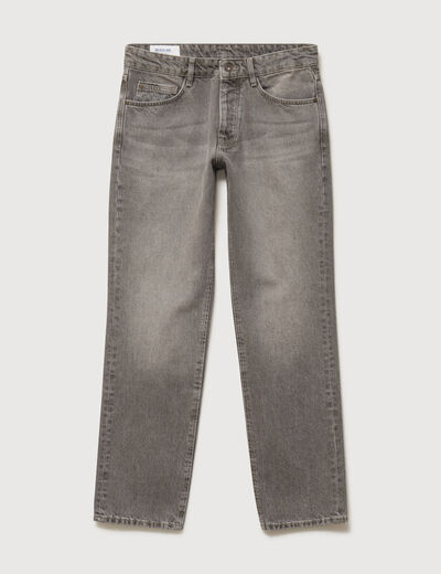 Jeans regular longueur 32 marron homme