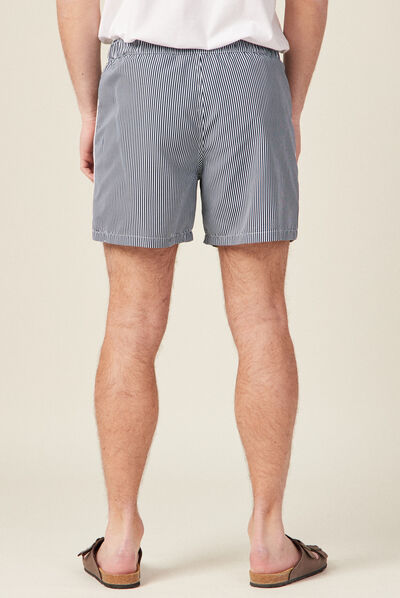 Short de bain bleu foncé homme