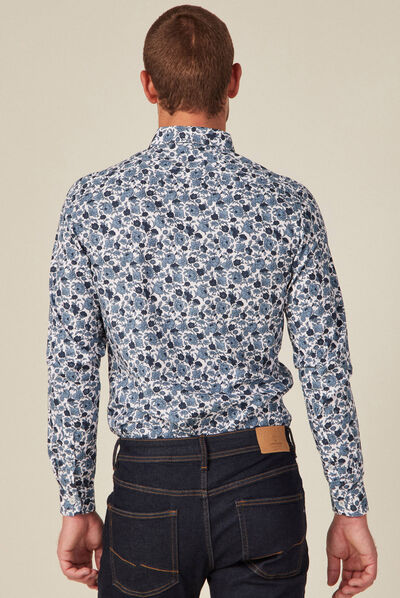 Chemise éco-responsable blanc homme