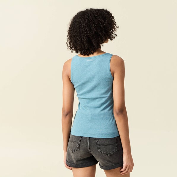 debardeur femme uni col arrondi instinct bleu gris femme Débardeur femme uni col arrondi Instinct bleu gris femme