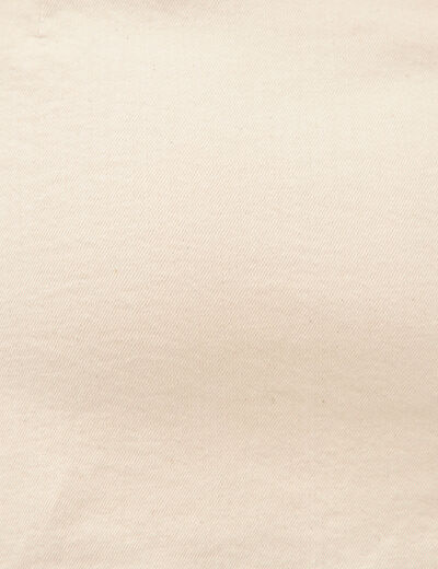 Jupe en jeans denim blanc femme