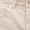 Jeans large 5 poches longueur 32 beige homme