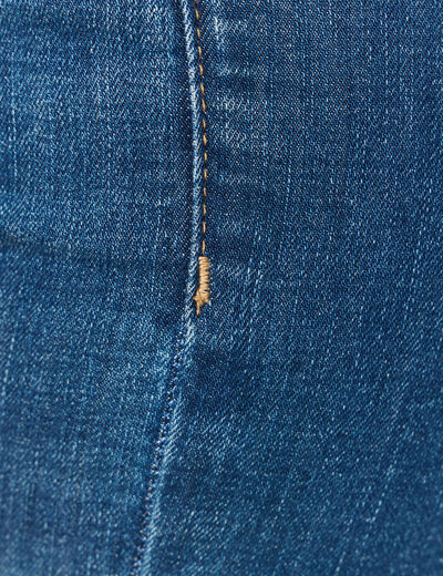 Jeans slim taille haute 7/8ème denim stone femme