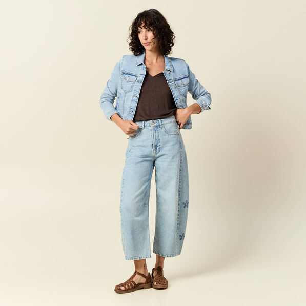 T-shirt éco-responsable marron femme