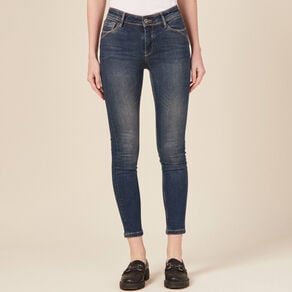 jeans skinny push up 78eme denim brut femme Jeans skinny push up 7/8ème denim brut femme