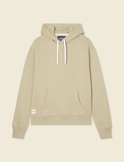 Sweat à capuche gris homme