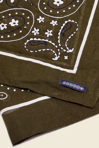 Bandana taupe homme