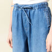 Jeans jogging élastiqué denim used femme