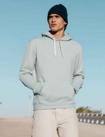 Sweat manches longues vert homme